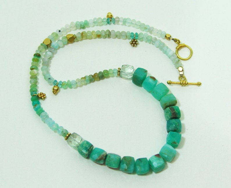 Rare peruvian Opal Necklace | Etsy