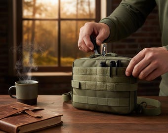 Tactical Molle Pouch, Medical EMT Bag, Tactical Gear, Utility Tool Organizer, EDC Pocket, Camping Gear, Hunting Accessory, Emergency Kit