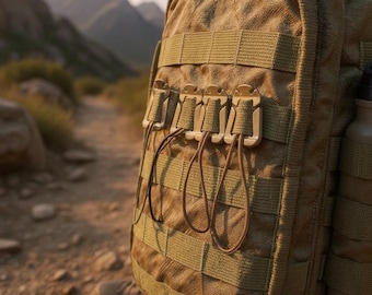 Nylon Backpack Buckles, Tactical Gear Clip, MOLLE Hanger, Outdoor Camping Accessory