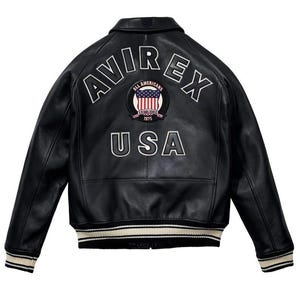 Handmade Real Leather Varsity Bomber Jacket – USA Heritage Patch Style
