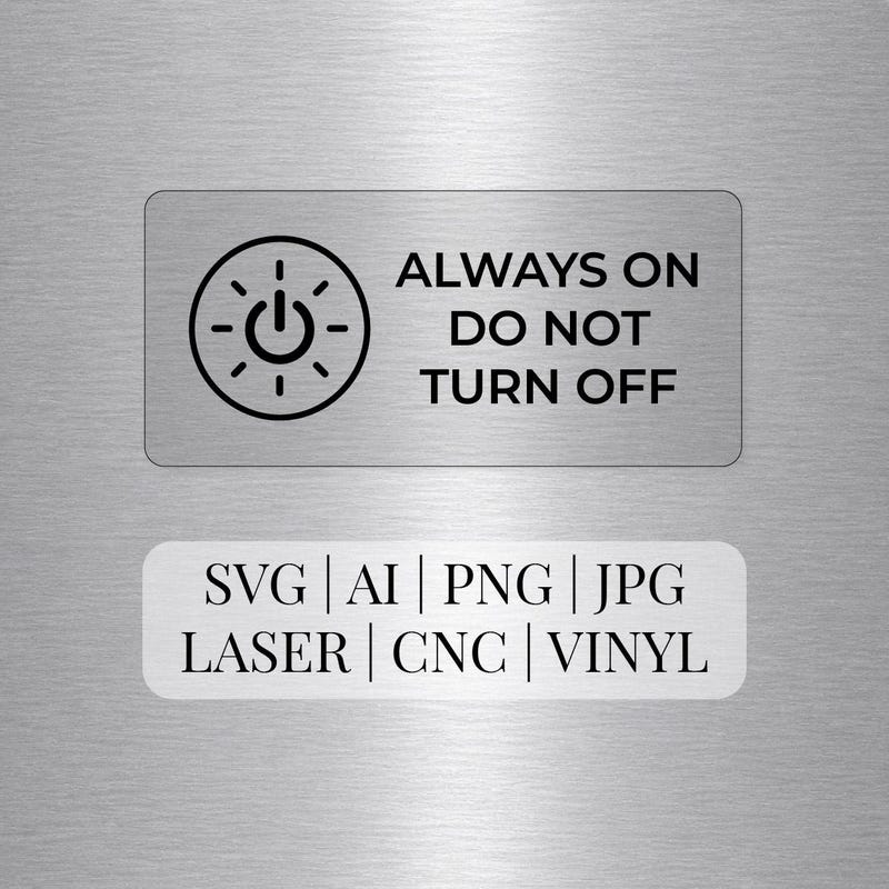 Do Not Turn off Sign - Etsy