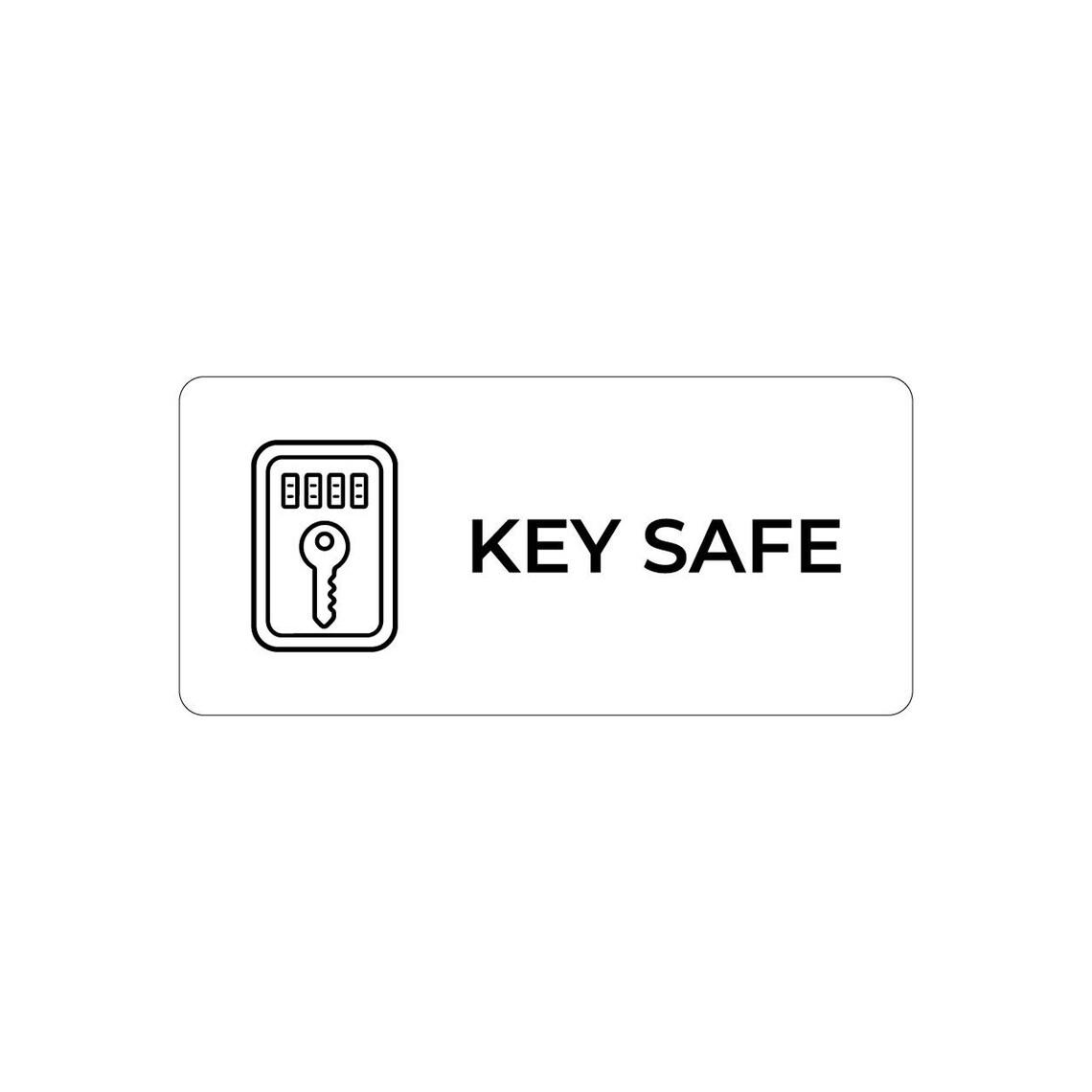 Key Safe Digital Sign SVG Ai Png Jpg File | Airbnb Hotel B&B Villa ...
