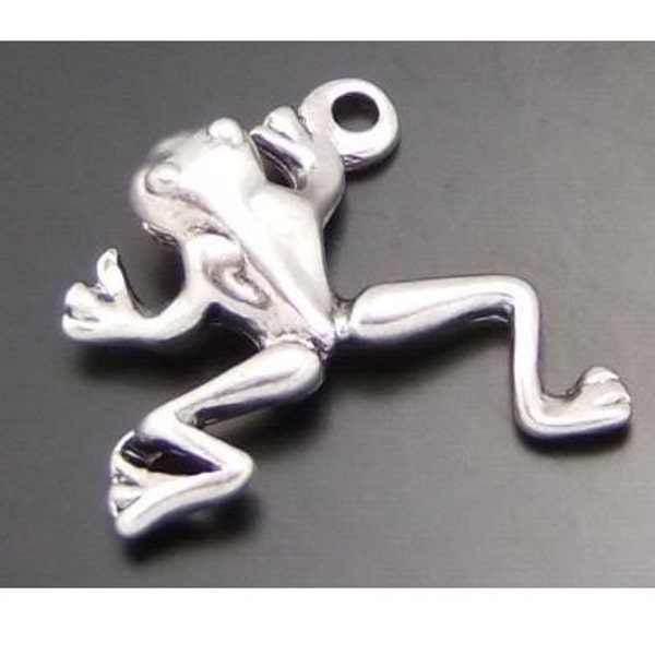 Tree Frog Charms (4) Silver BC411 4292