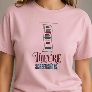 T-shirt humoristique pour conversations de groupe, T-shirt graphique avec captures d'écran de reçus, Humour pour conversations de groupe entre filles