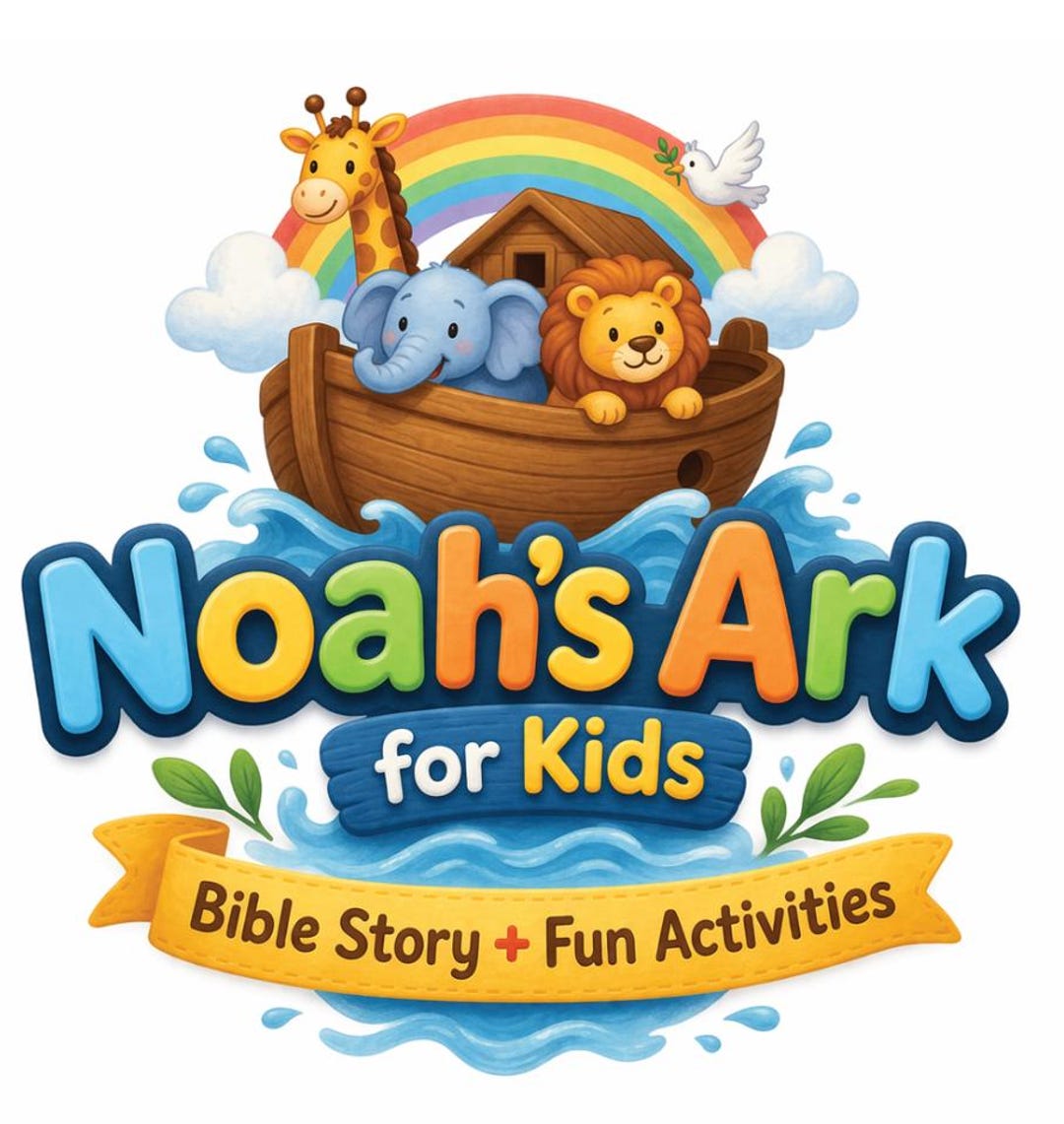 Noah’s Ark Printable for Kids Bible Story Activity PDF Coloring Pages ...