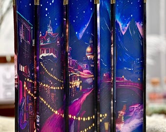 ACOTAR Rainbow Edge Painted Collector’s Edition – 5 Hardcover Books with Luxury Box, Posters & Bookmarks | Sarah J. Maas Set