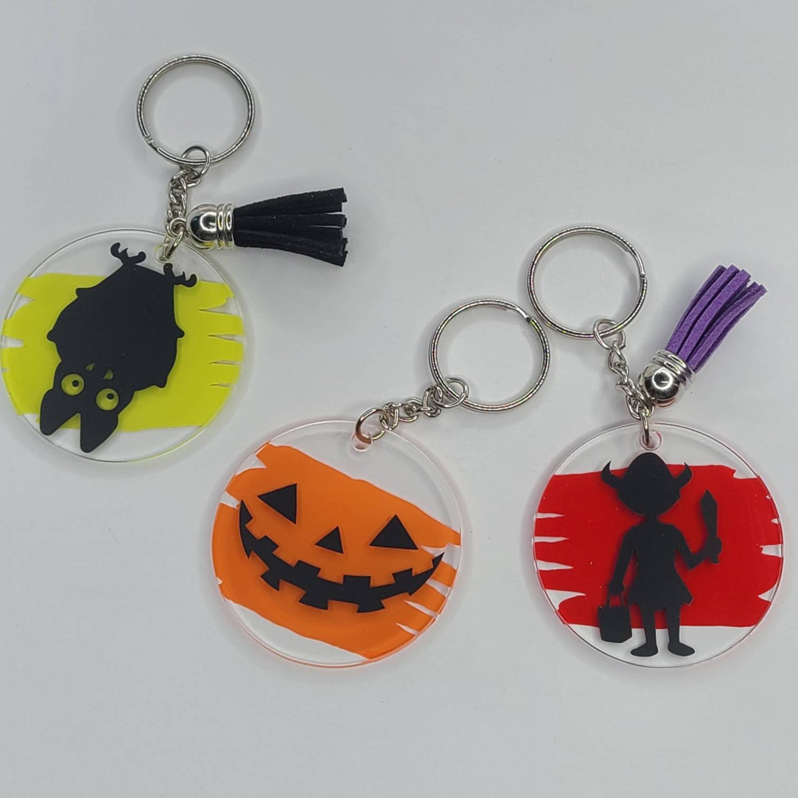 Fun Halloween inspired keychains. Etsy