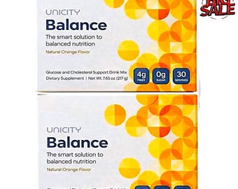 Unicity Balance Pack of 2 Mix Drink High Fiber | 60 Servings