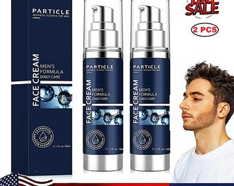 Particle Men's Face Cream | Anti Aging Daily Hydrating Moisturizer for Men (PACK OF 2)