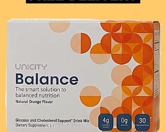Unicity Balance & Unimate Yerba Mate Energy Drink Mix (1 Pack 30 Serving)