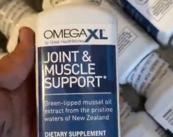 Omega XL Joint & Muscle Support | Green-Lipped Mussel Oil Supplement (300 Soft Gels)