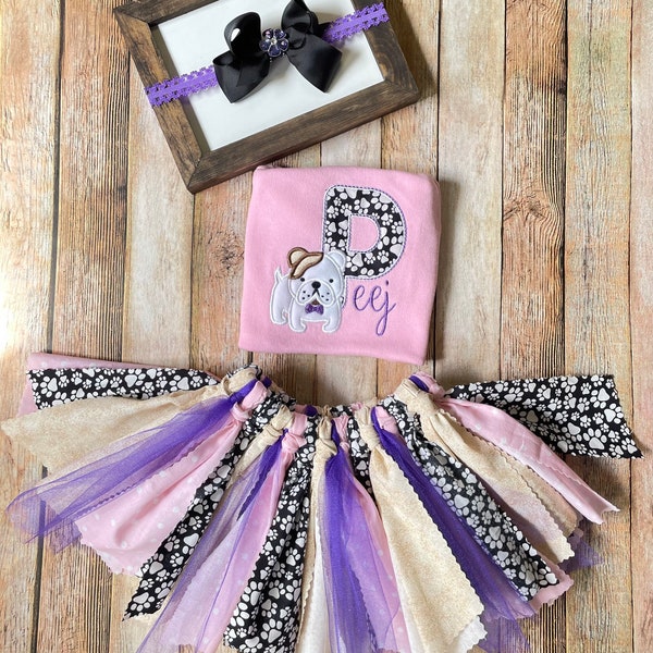 Puppy party~ puppy birthday outfit ~ dog birthday tutu ~ bulldog party