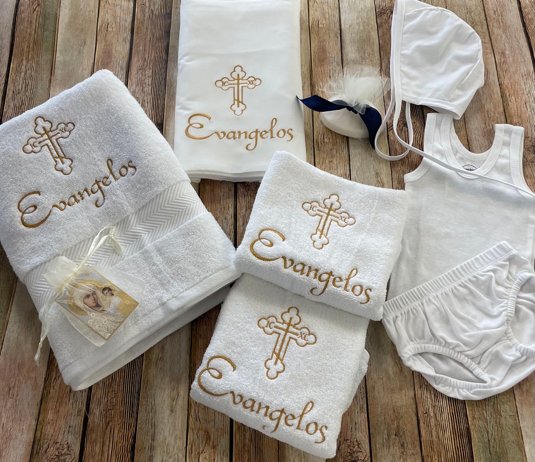 Baptism Towel Christening Towel Baptism Towels Personalized Baptism