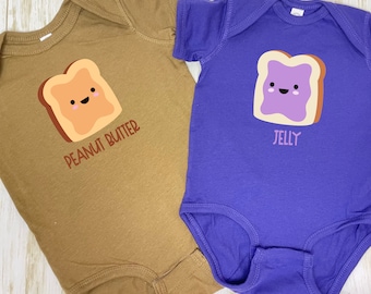 Peanut Butter and Jelly Costume ~ PB & J Costume ~ Twin Costume ~ Jelly Costume ~ Peanut Butter Costume