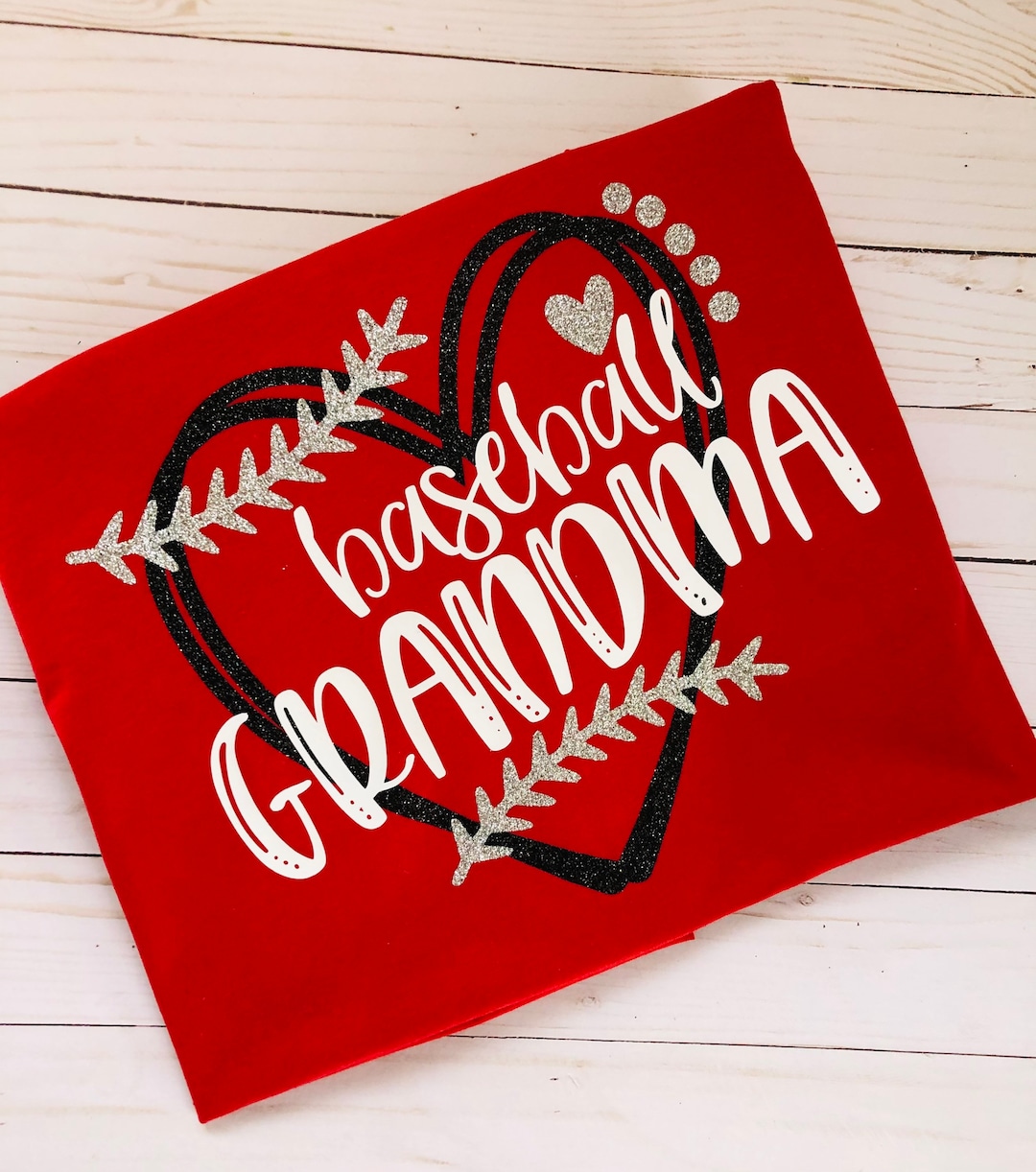 Grandma Gift Baseball Grandma Baseball Shirt Etsy