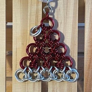 Chainmail Santa Hat Ornament