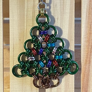Chainmail Christmas Tree Ornament