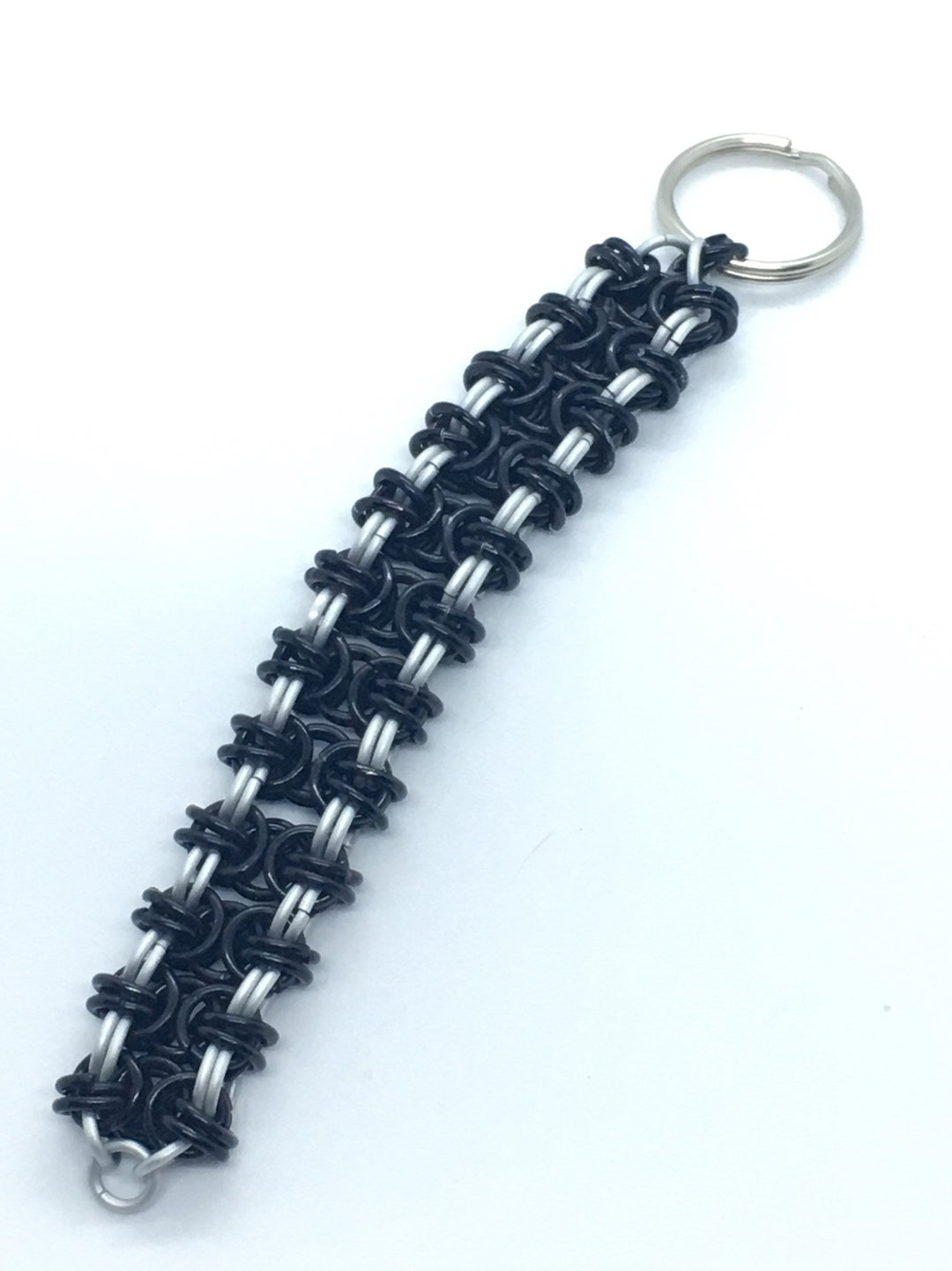 Black & White Ladder Keychain Etsy
