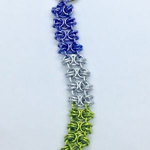 Gender Queer Pride Ladder Keychain
