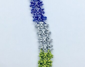 Gender Queer Pride Ladder Keychain