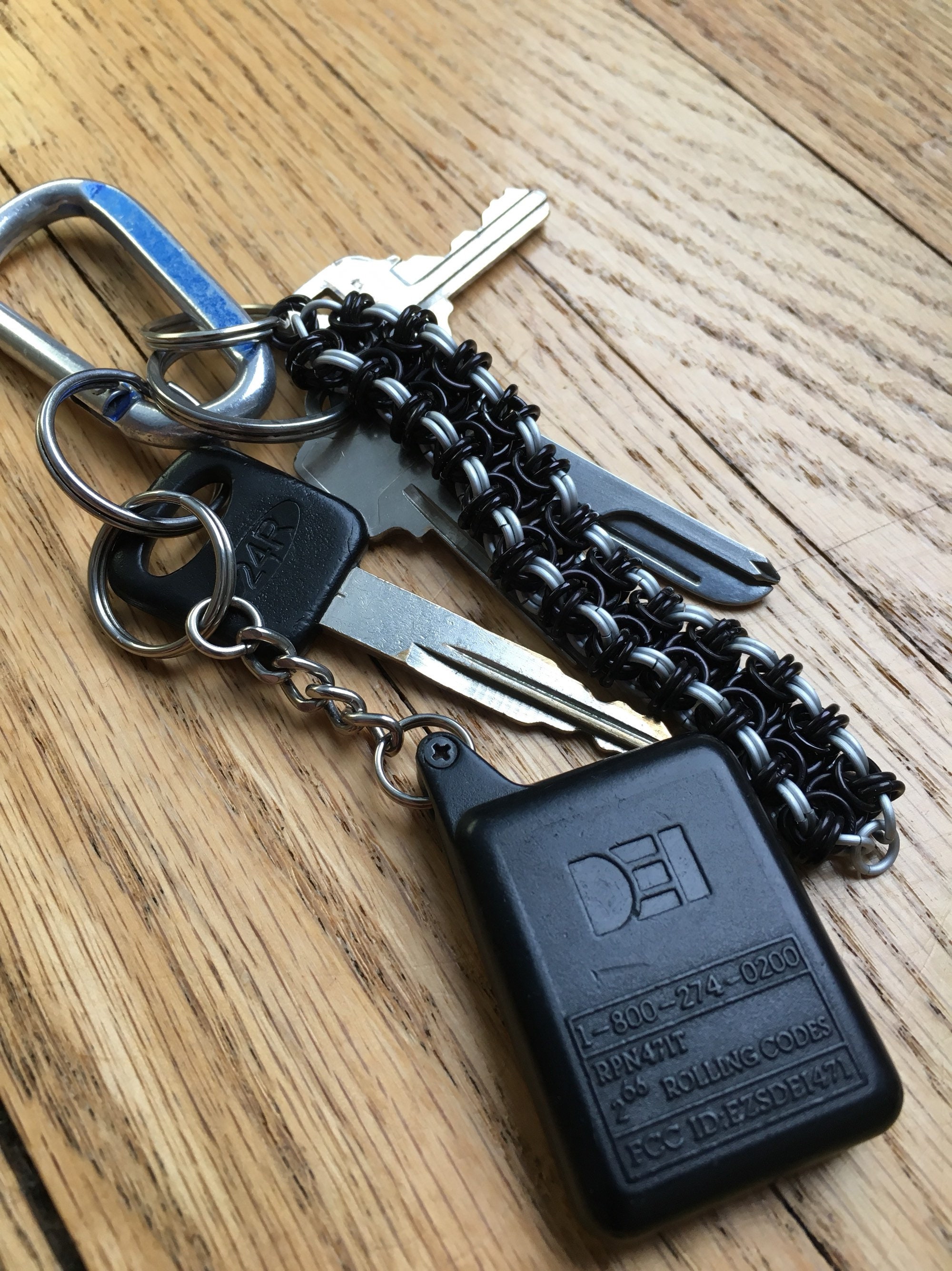 Ladder Key Chain Black & White Ladder Keychain - Etsy