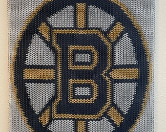 Boston Bruins Chainmail Wall Hanging