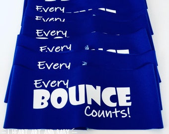 Elke Bounce Counts Hoofdbanden voor Jongens - Set van 5, Bulk Hoofdbanden voor Jongens, Boy Party Gunsten, Bounce Party Gunsten, Hoofdbanden voor Party