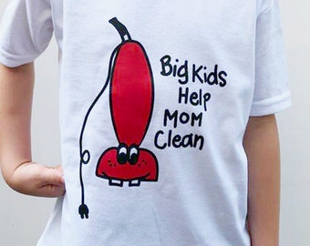 Big Helper Tshirt, Funny Toddler Vacuum Shirt, Big Kids Help Shirt, Toddler Boy Tshirt, Toddler Girl Tshirt, Toddler Back to School Shirt