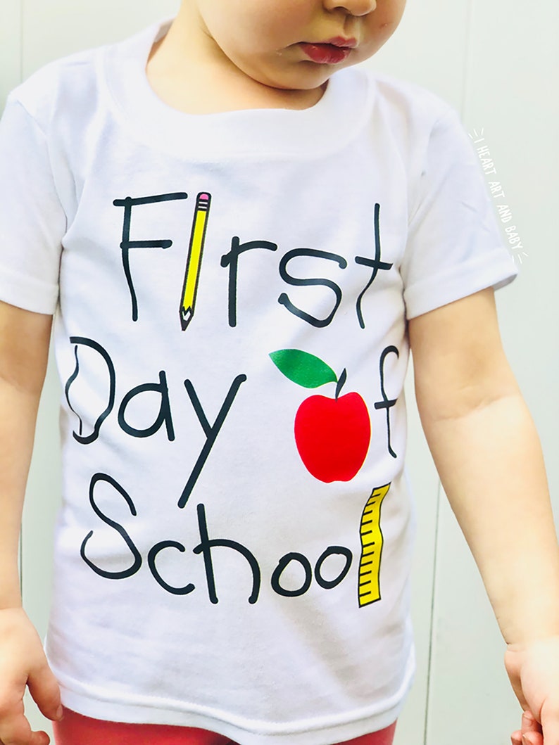 First Day of Preschool Shirt, First Day of Pre K, First Day of School Outfit, Preschool Outfit, Back To School Shirt, Free Shipping image 2