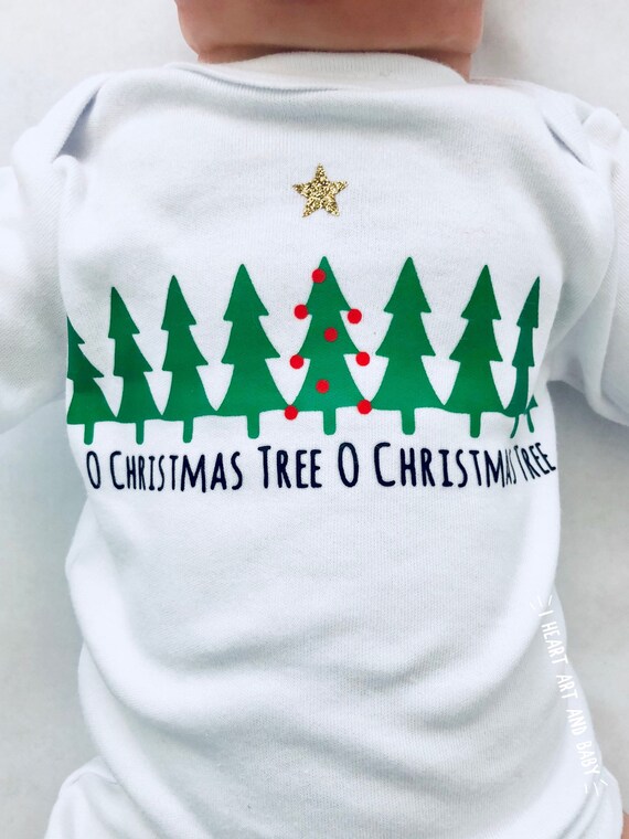baby christmas tree outfit