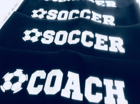 SOCCER Headbands  - Soccer Coach, Soccer Gifts, Soccer Party Favors, Soccer Team Headbands, Soccer Gifts, Headbands for Team, Soccer Clothes