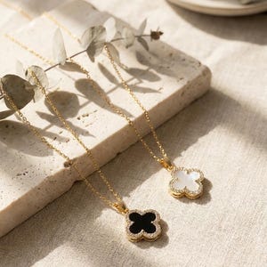 Gold van cleef pendant black - Etsy 日本