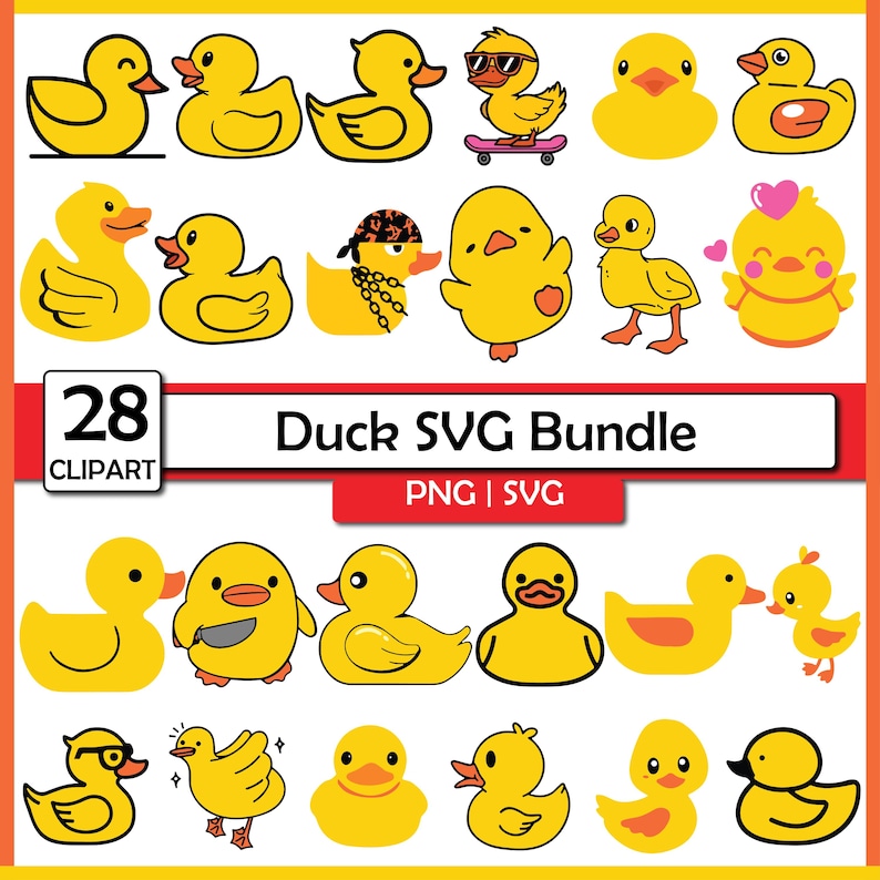 Duck Vector Download Duck Svg, Duck Svg Bundle, Duck Silhouette, Duck Svg Png, Duck Clipart ...