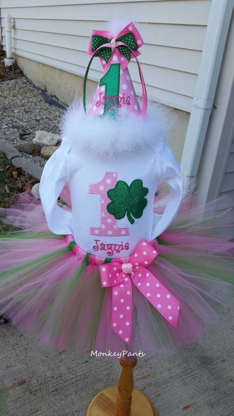 St Patrick/'s Day Baby Girl Outfit Photo Prop St Patrick/'s Day 1st Birthday St Patrick/'s Day Bodysuit St Patrick/'s Day Birthday Girl
