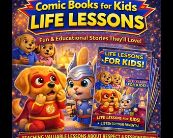 Furry Heroes Comic Book | Listen To Your Parents Learning Resource (PDF Download)