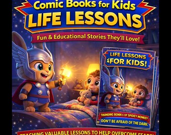 Furry Heroes Comic Book | Don’t be Afraid of the Dark Learning Resource (PDF Download)
