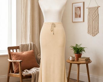 Stretchable Waist and Skinny Fit Fish Tail Mermaid Underskirt For Saree - Women Saree Shape Wear - Fish Cut Saree Skirt | Petticoat