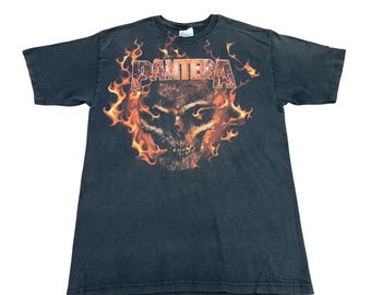 Vintage Pantera Cowboy From Hell Hanes Tag
