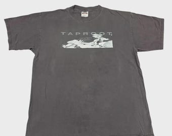 Vintage Black Faded Taproot nu-metal band
