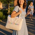 Personalized Teacher Tote Bag, Custom Teacher Name Bag, Teacher Appreciation Gift, End of Year Teacher Gift, Back to School Teacher Tote product logo