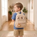Personalized Toddler Backpack with Name, Custom Embroidered Corduroy Kids School Bag, Preschool Backpack, Birthday Gift for Kids