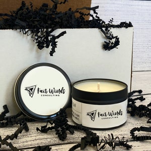 Corporate Logo Candles, Custom Business Candles, Corporate Candle Gifts, Client/Customer Gifts