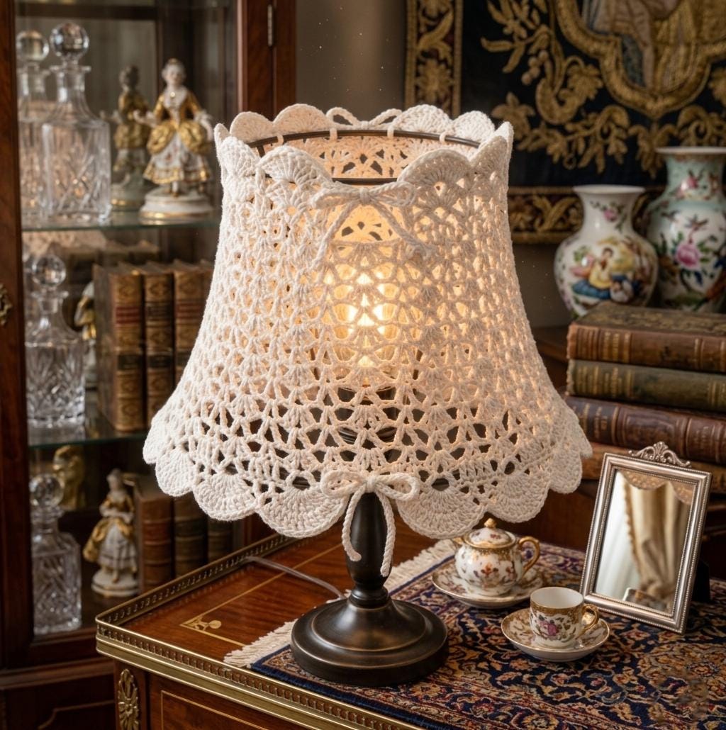Vintage Lamp Shade - Etsy Canada