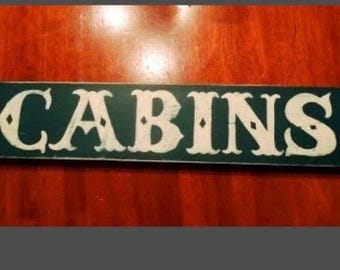 The Hamptons, New York Directional Wood Sign - Rustic Hand Made