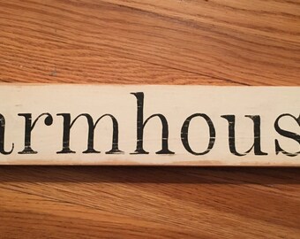 farmhouse sign/vintage style sign/hand painted sign/black and white rustic sign/kitchen art sign/farmhouse style/wooden sign/hand painted