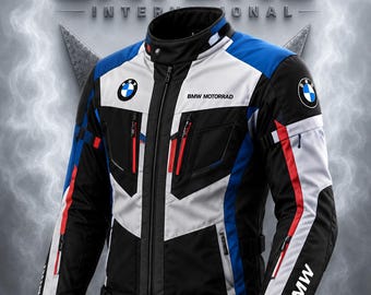 BMW MOTORRAD Touring- und Adventure-Motorradjacke für Herren, mit CE-zertifizierten Protektoren