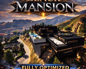 Fivem mlo |BLACK MANSION MLO |完全に最適化 | 高品質