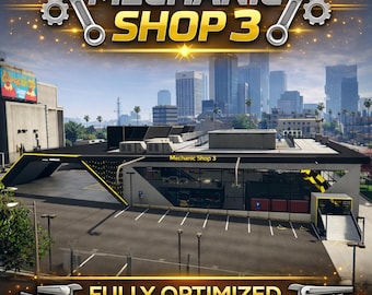 Fivem MLO |MECHANIC SHOP 3 MLO |完全最適化済み | 高品質