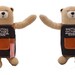 Diary Traveler's Notebook LOG-ON Maunal Factory Bear with Twistable Skeleton (Personalized Name)