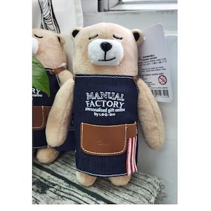 Diary Traveler's Notebook Manual Factory Bear Personalized Name